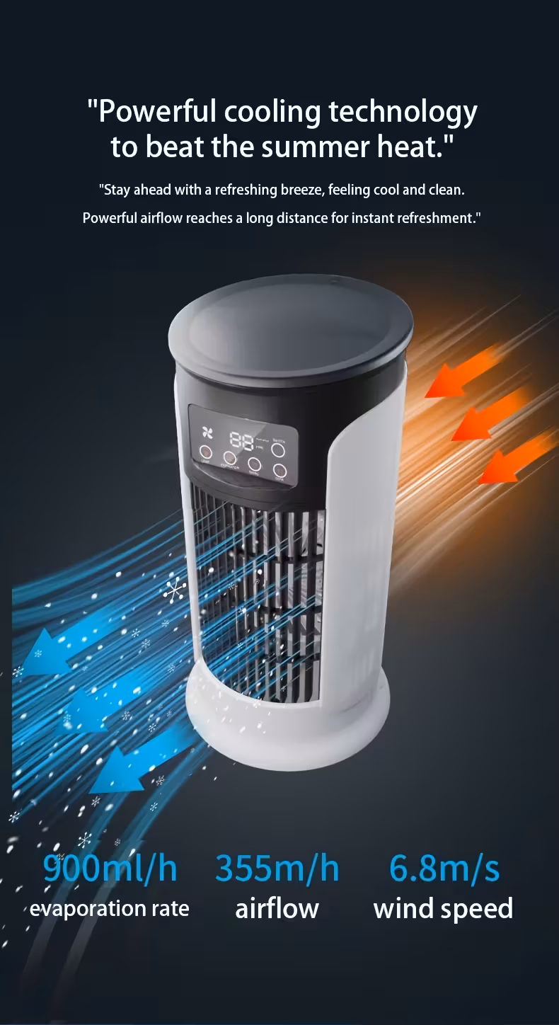 Three-in-One Cooling Fan