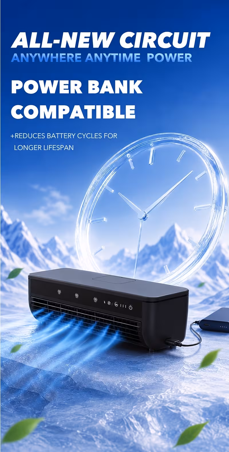 Wall-Mounted Mini Air Cooler